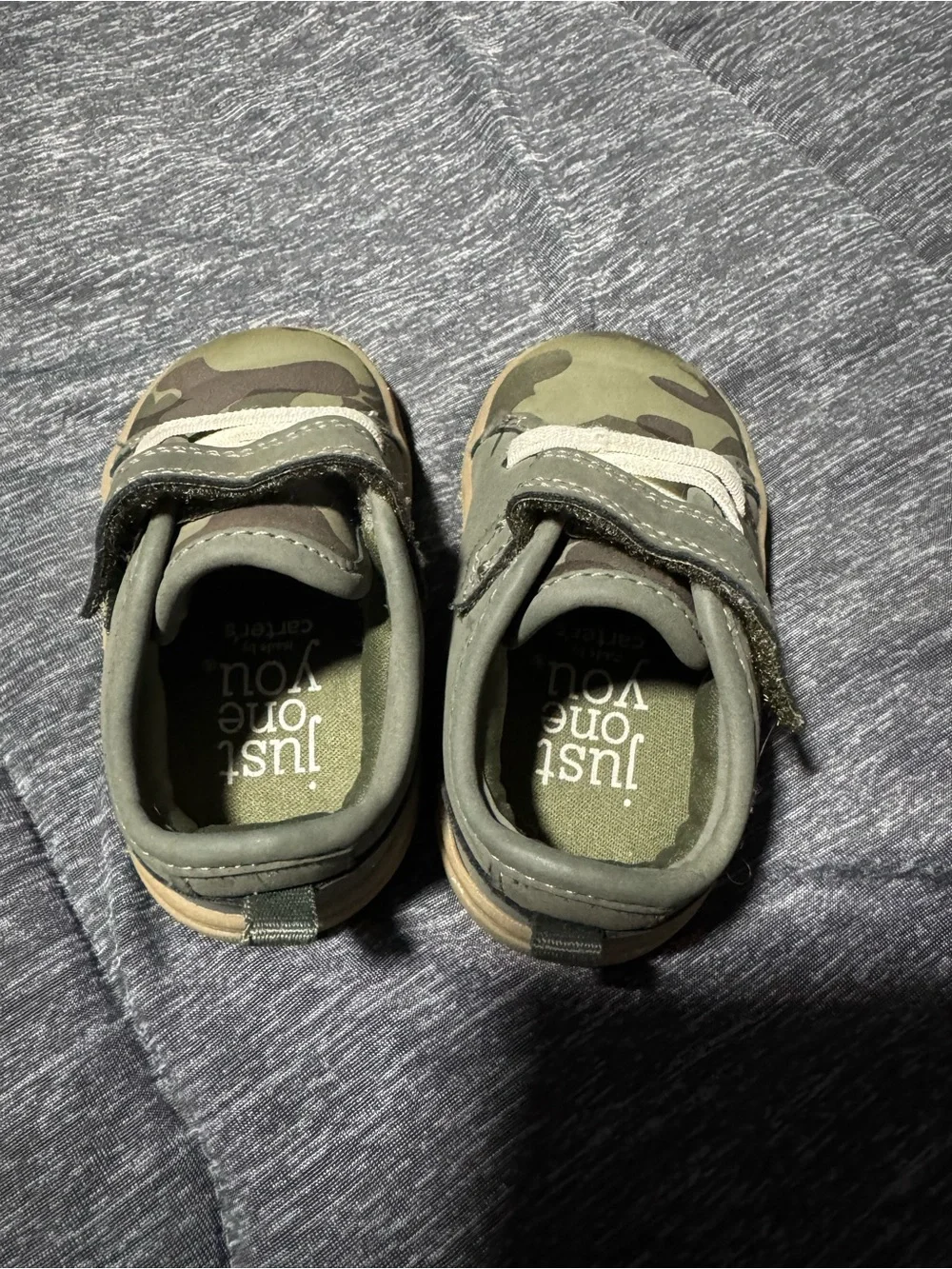 Carter's Toddler Camo Sneakers in Olive and Tan
